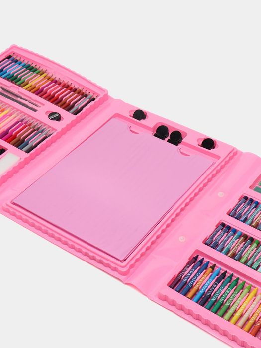 Набор для рисования с мольбертом 208 предметов.