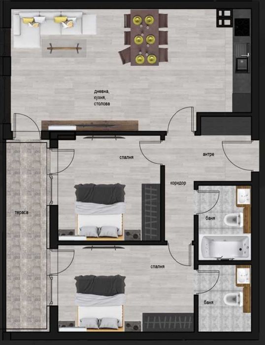 Продава се Тристаен апартамент в Пловдив, Каменица 2 - 105 кв.м за 1500 €/кв.м - Снимка #1