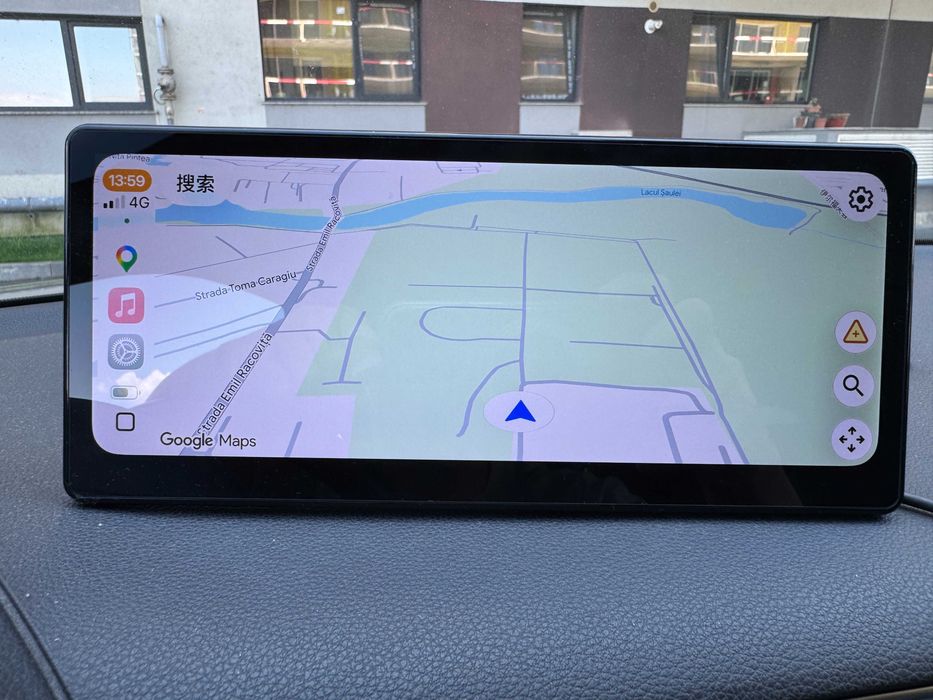 Display Auto Wireless Apple CarPlay 8.9" Full HD 1920×720 – Bluetooth, FM, AUX