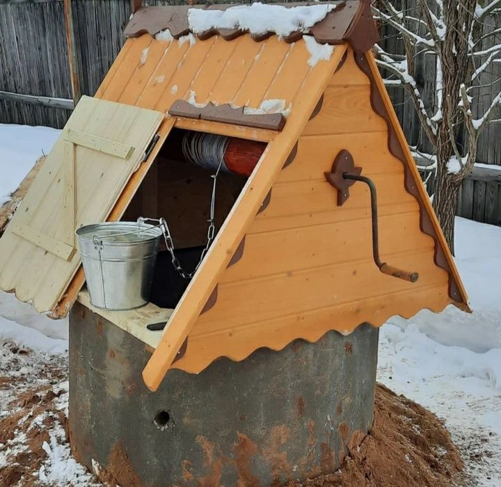 Строим дома, забор, колодец, сварщик, электрик.