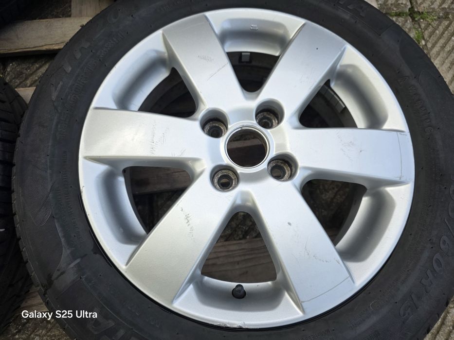 Лети джанти 15ки 4х100 Suzuki + летни гуми 185/60/15
