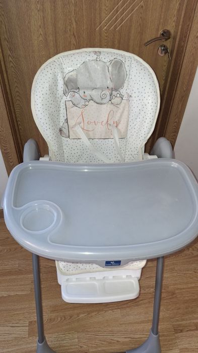 Стол за хранене Lorelli CRYSPI Grey Elephant