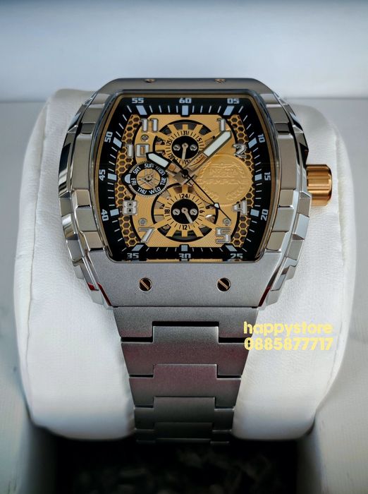INVICTA Racing Champions Silver 47 mm, Инвикта нов ръчен часовник