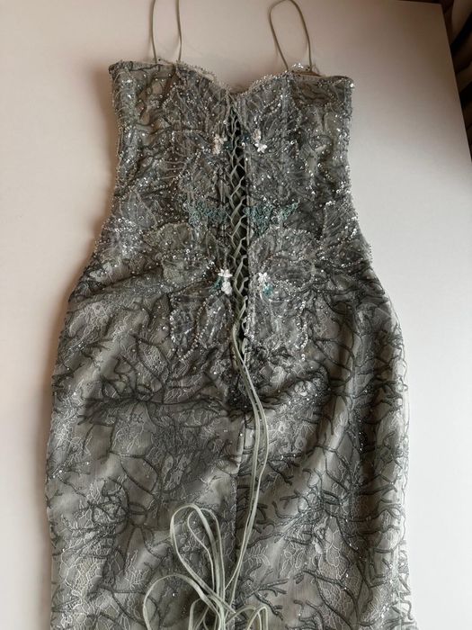 Елегантна рокля Julia Kontogruni, S размер, с корсет и фини камъчета