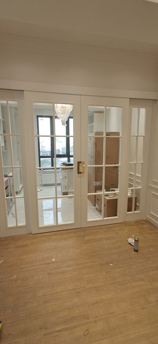 Установка межкомнатные дверей. Скрытые петли