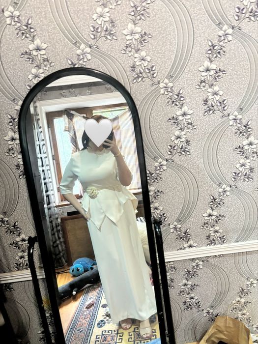 Нарядная белая двойка