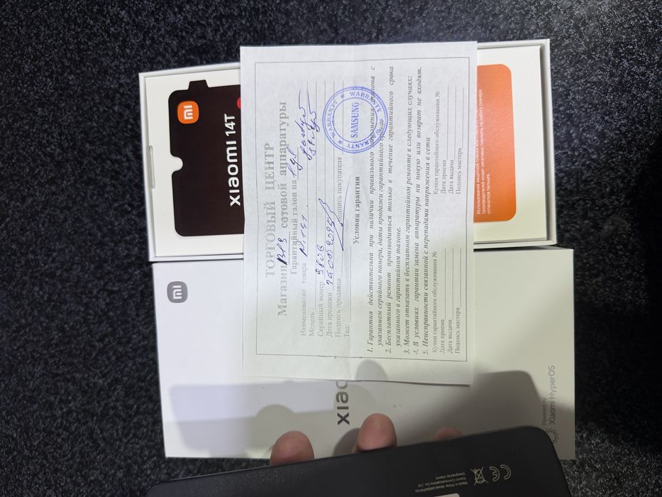 xiaomi 14T pamit 16.512g holati ideal karopka dak kamplekt