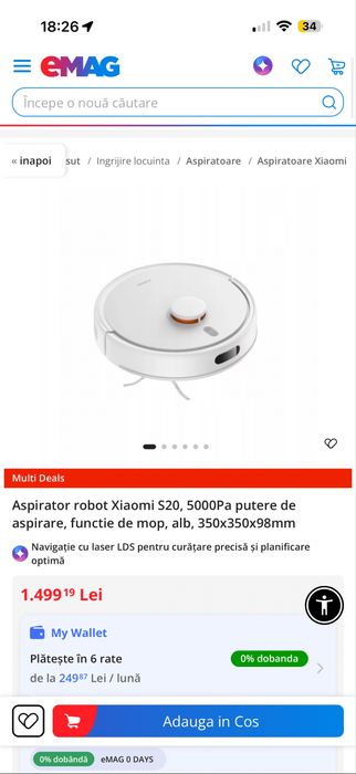 Aspirator robot Xiaomi
