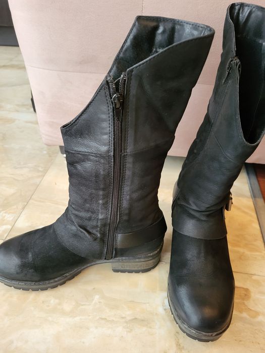 Дамски ботуши естествена кожа