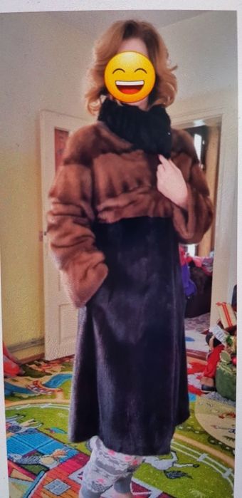 Haina din blana de vizon