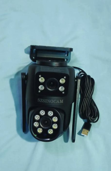 Многофункционална безжична външна охранителна камера с Wi-Fi, 1080p