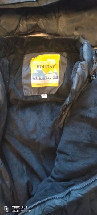 Зимний детский комбинезон