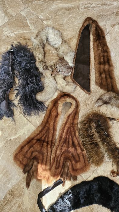 Шалове,яки естествен косъм лисица визон и др