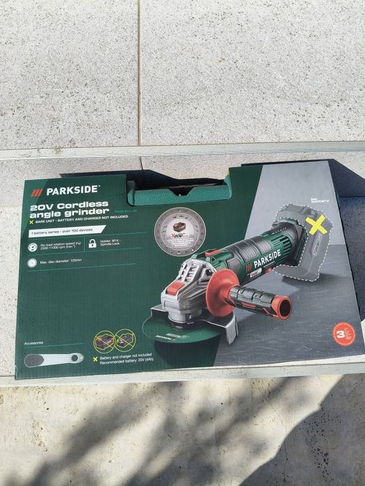 Polizor unghiular  parkside 20v bun pe lângă casă