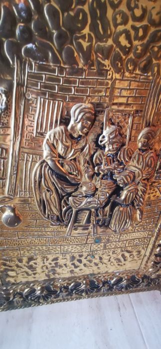 Paravan șemineu bazorelief