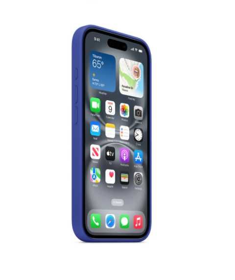 Husa iPhone 16 Silicon MagSafe Apple Ultramarine