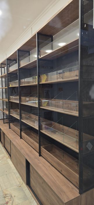 Мебель для магазинов. Стеллажи. Торговое оборудование. Лофт мебель