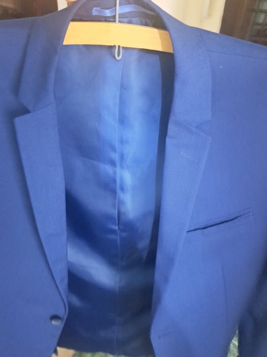 Sacou barbati elegant culoare bleumarin nr 50