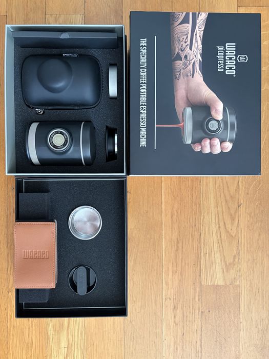 Wacaco Picopresso + бонус кожен калъф и кошница за 12г