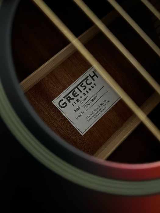 Chitara acustica Gretsch Jim Dandy Concert Rex Burst