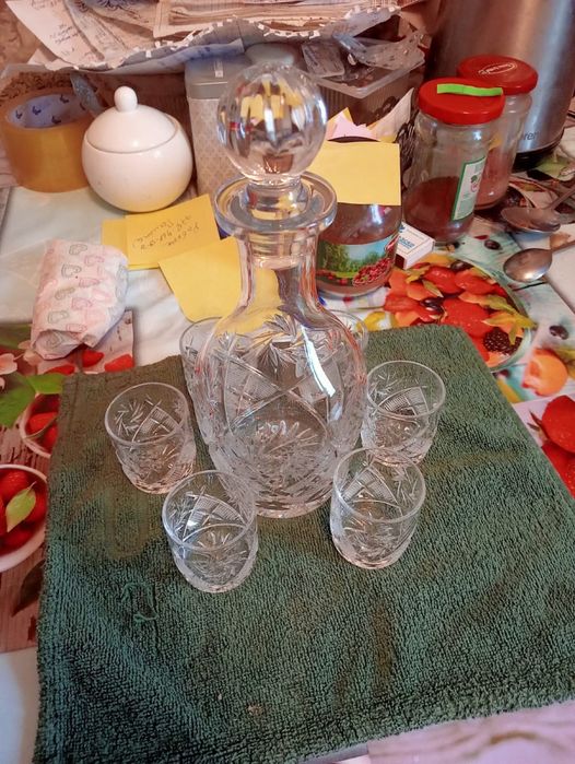 Продам чешский хрусталь набор