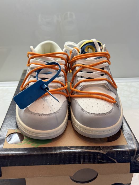 Nike Dunk Off-White Lot 44 Кецове 43 Размер + Кутия