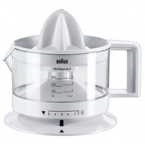 Для цитрусовых Braun CJ 3000WH объем бака для сока 350мл.