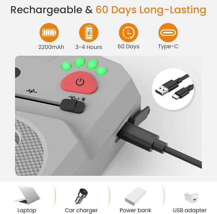 Ултразвуково устройство за кучета – против лаене и за защита