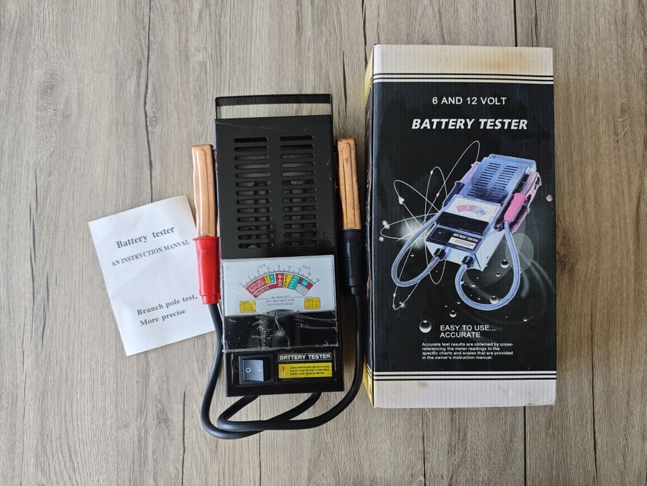 Тестер за акумулатори 6 V/12 V – ново устройство за тест на батерии !