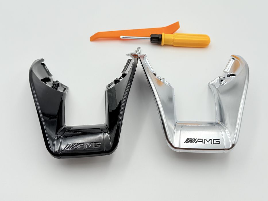 Trim Emblema Mercedes AMG volan gri