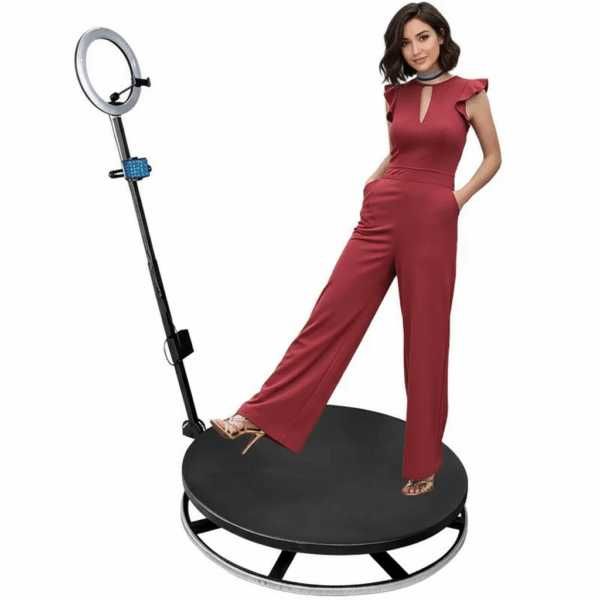 Platformă Selfie 360 Foto Video Booth Brat Rotativ, Noua, Evenimente