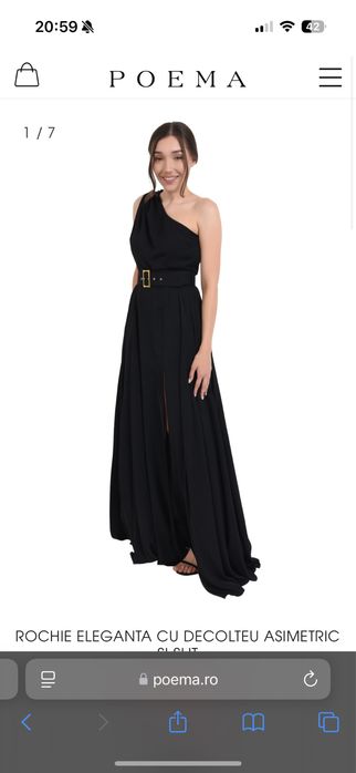 Rochie elegantă Poema mărimea 36