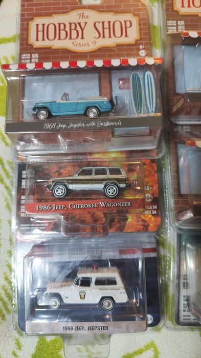 Colecție machete Jeep Greenlight 1/64