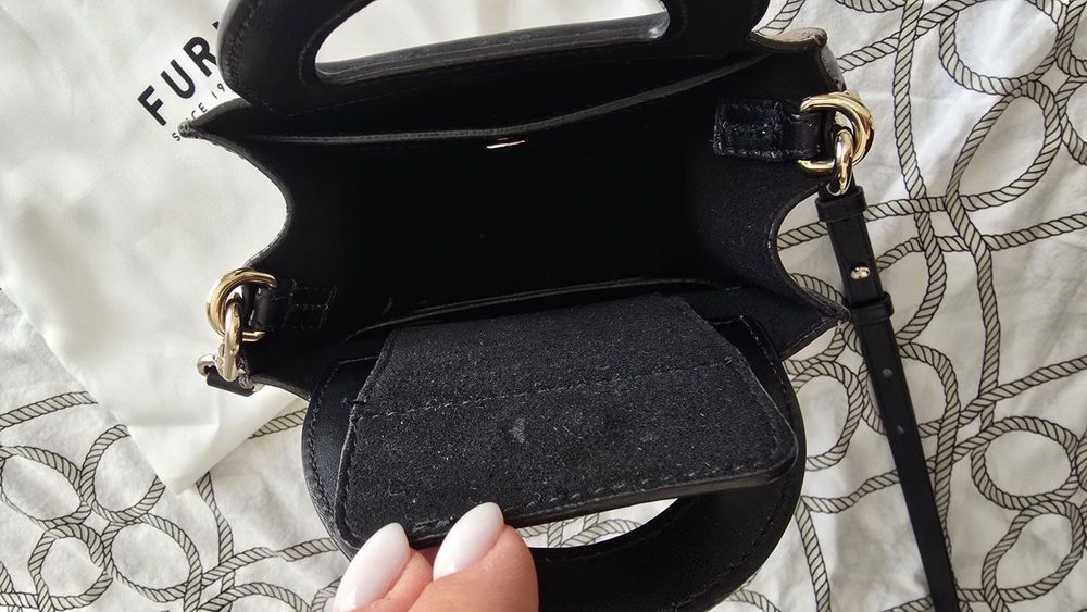 Чанта Furla в бежово и черно