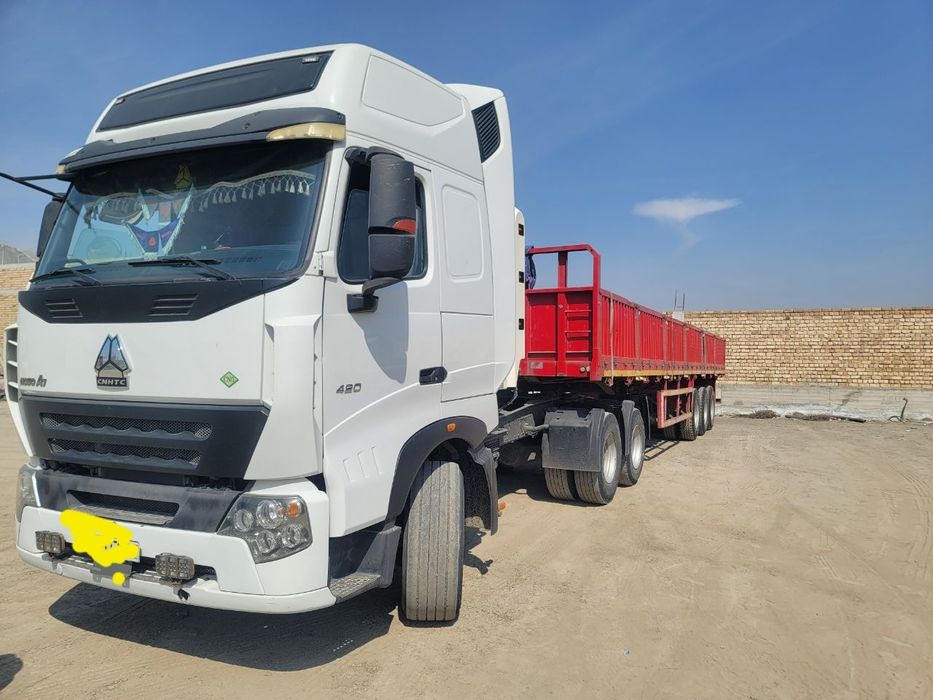 А 7 HOWO Тягач шаланда прицеп комплект сотилади.