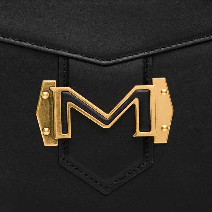 Луксозна черна чанта от естествена кожа MUSETTE – модел Queen Victoria (Перфектна!)