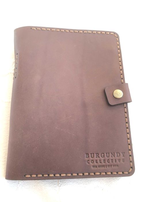 Калъф за пътуване BURGUNDY COLLECTIVE, есст. кожа ръчна изработка, ЮАР