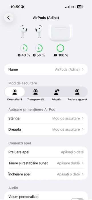 Casti AirPods Gen 4 noi new