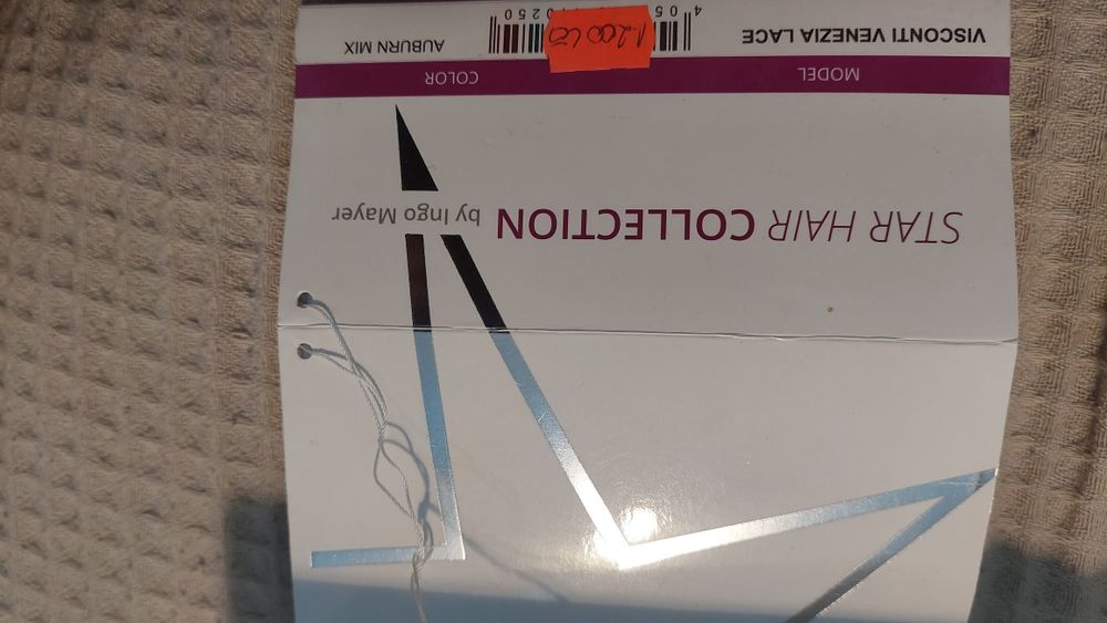 Vând perucă lux, roșcată