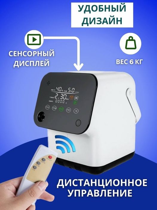 ZY-1S концентратор кислорода 1-7 литровый