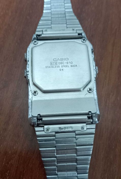 Часы Casio DBC 610 Original Vintaje 1985г