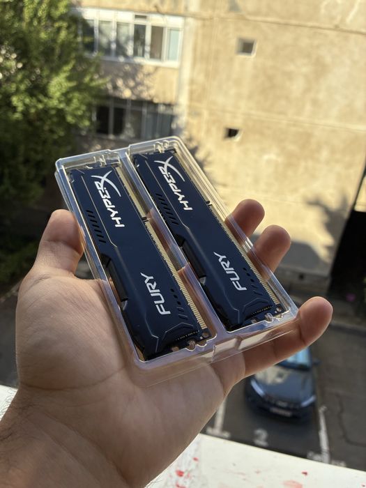 Kit Memorie RAM 16GB Kingston HyperX Fury Black 8GB (2x8GB)