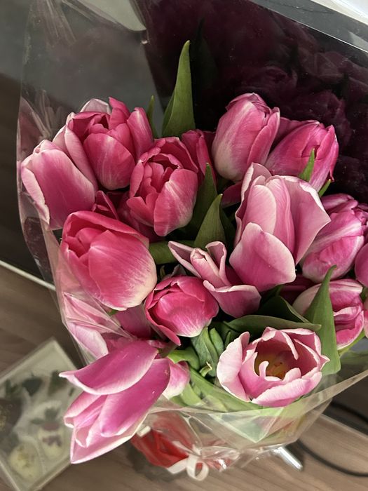Тюльпаны,розовые,красивые,букет