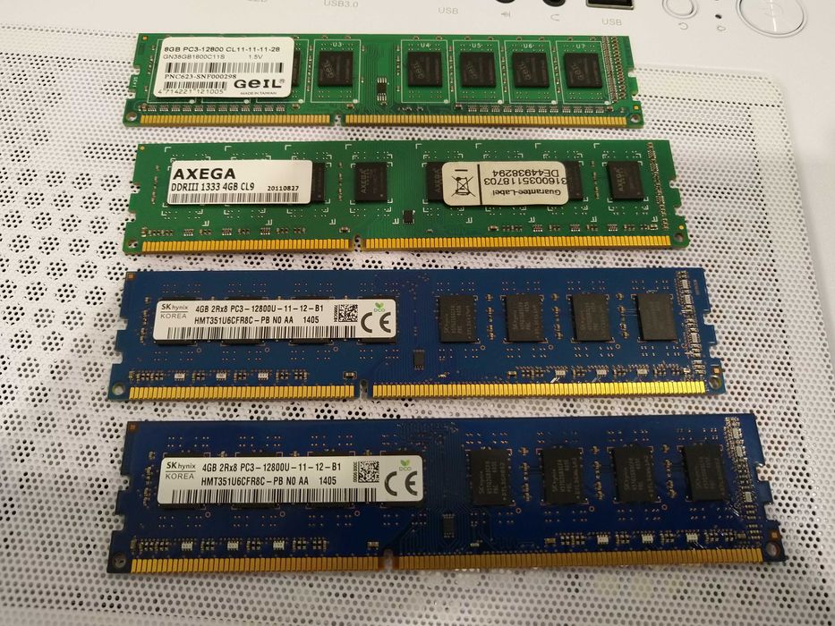 RAM памет 8GB и 4GB DDR3 за настолни компютри