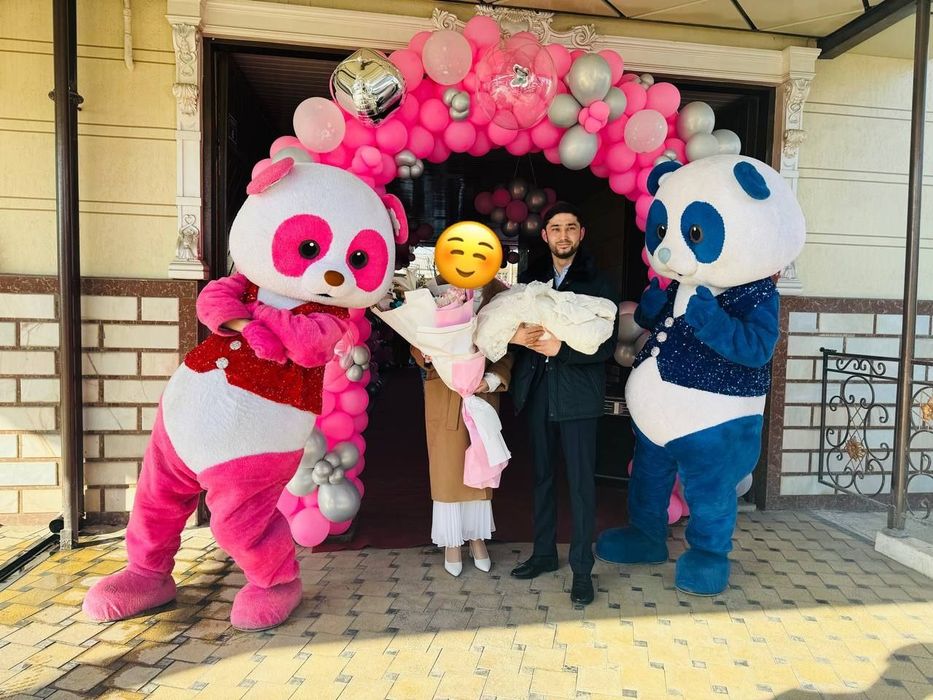 Ayiqlar Animatorlar xizmati Toshkent Teddi shou oformileniya shar