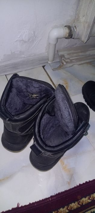 Обувь зимняя,натуральный мех,качество,защита носка.до -50 гр.техноавиа