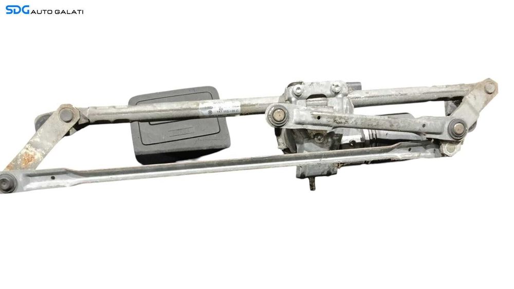 Ansamblu Complet Brat Brate Stergator Stergatoare cu Motoras Parbriz Volkswagen Golf 5 2004 - 2008 Cod 1K1955023C 3397020649 1K1955119A 0390241744 [M8770]