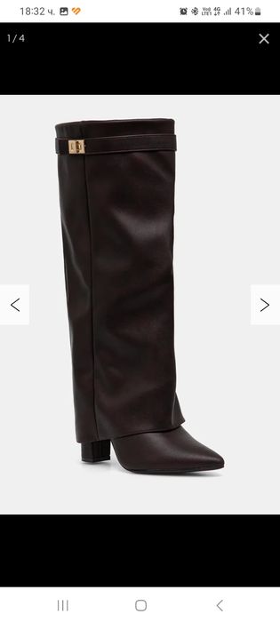 Дамски ботуши бордо