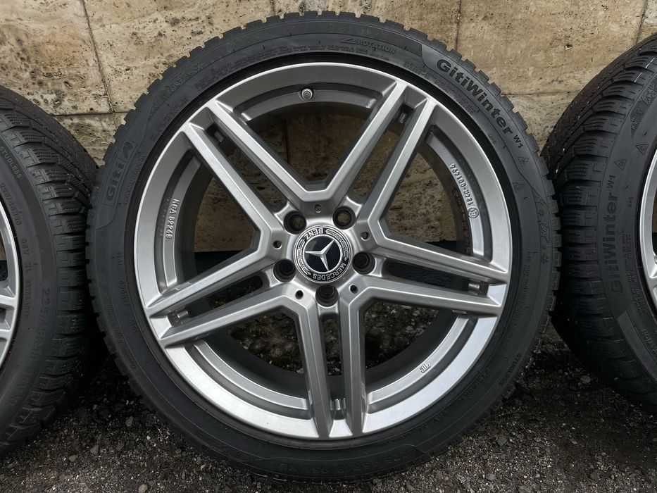 Jante Roti 18 Mercedes A Class B Class C Class CLA W177 W247 W205 W206 Anvelope 225 45 R18 allseason