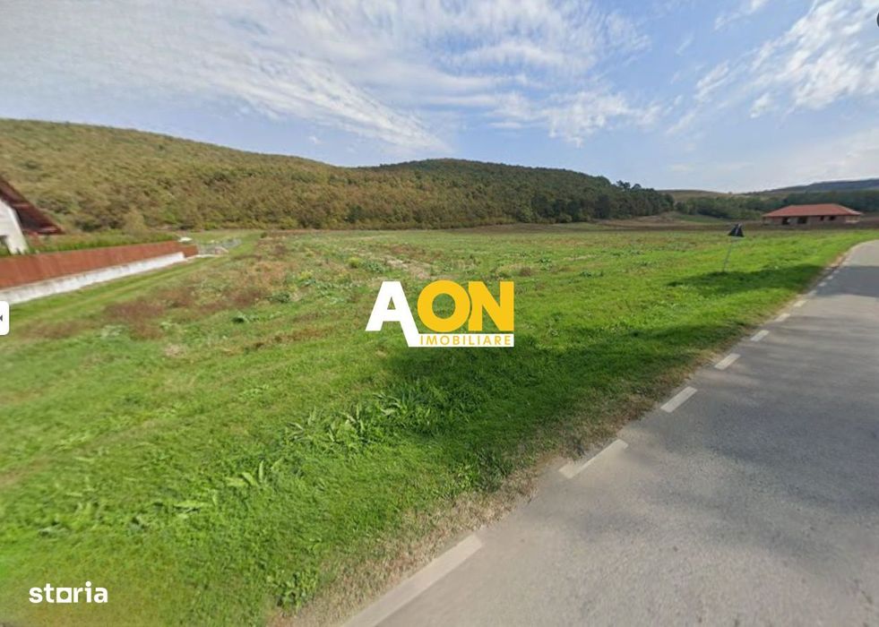 Teren intravilan, 2800 mp, la asfalt,cu utilitati, Hapria, com. Ciugud